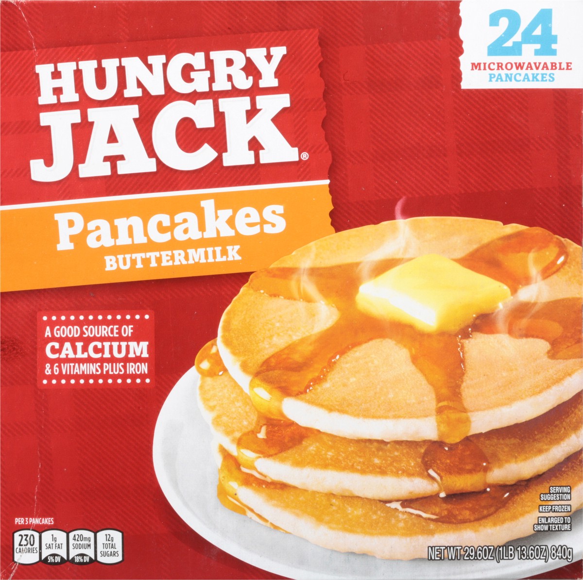 slide 9 of 14, Hungry Jack Buttermilk Pancakes 24 ea, 24 ct