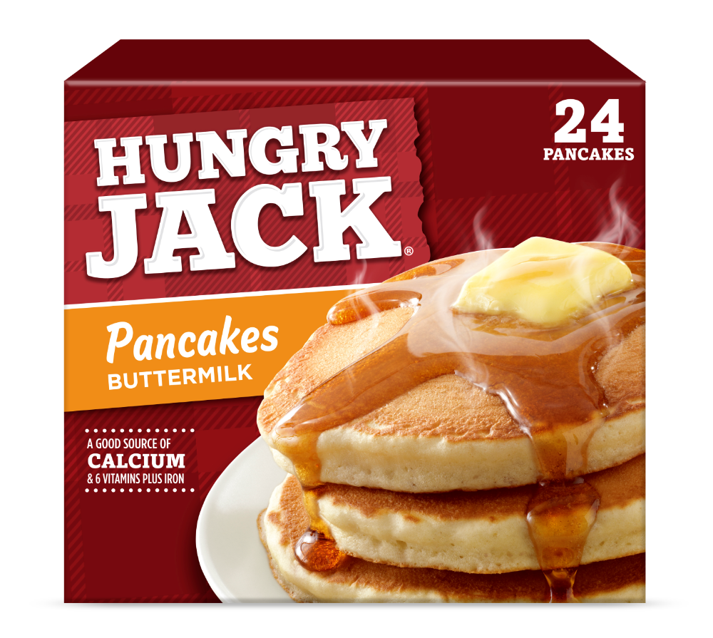 slide 1 of 2, Hungry Jack Buttermilk Pancakes 24 ea, 24 ct