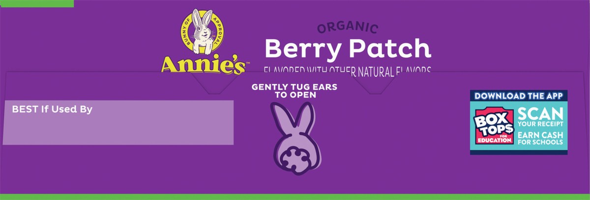 slide 5 of 8, Annie's Organic Berry Patch Bunny Fruit Flavored Snacks, Gluten Free, Value Pack, 22 Pouches, 15.4 oz, 22 ct