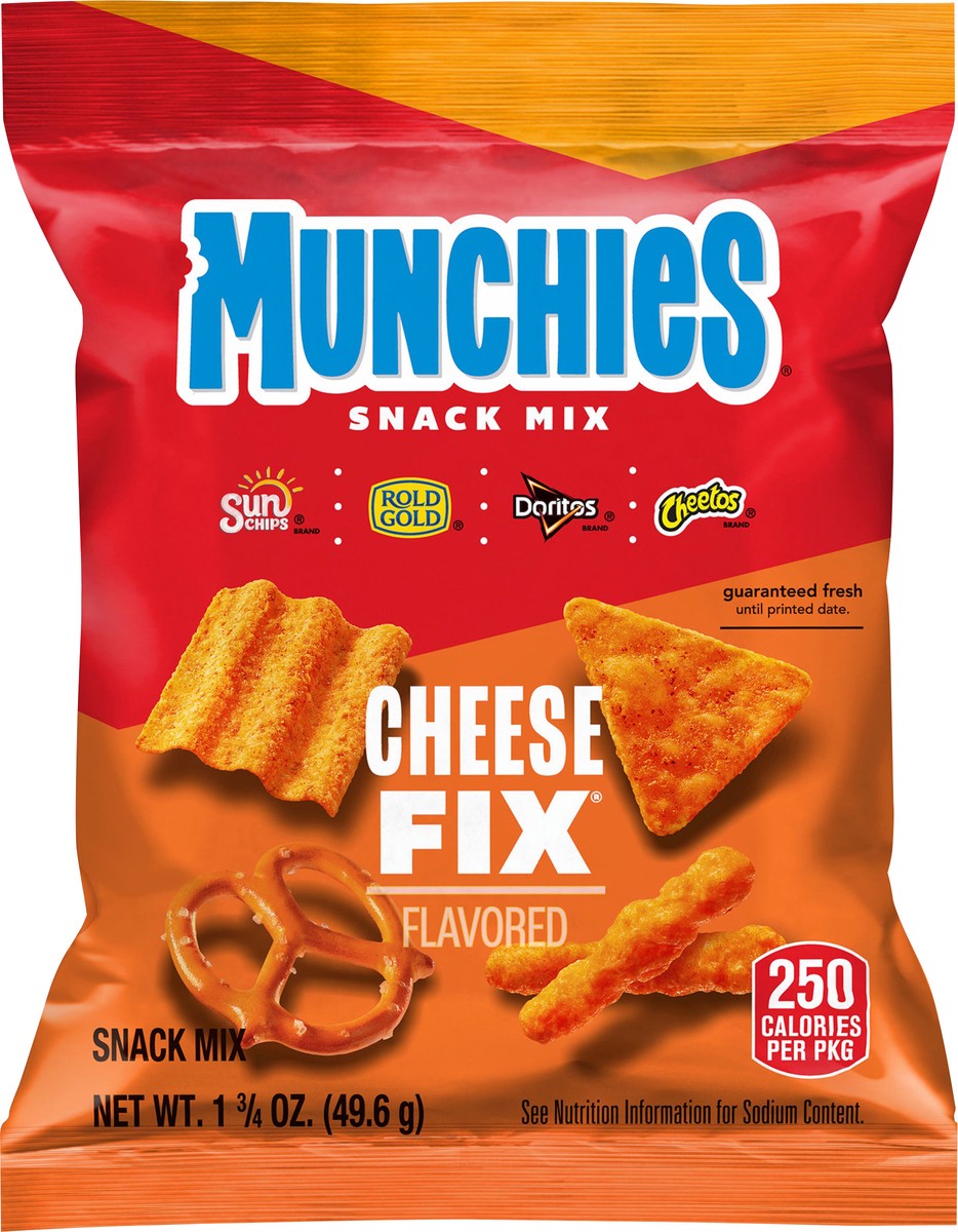 slide 4 of 8, Munchies Snack Mix Cheese Fix Flavored 1 3/4 Oz, 1.75 oz