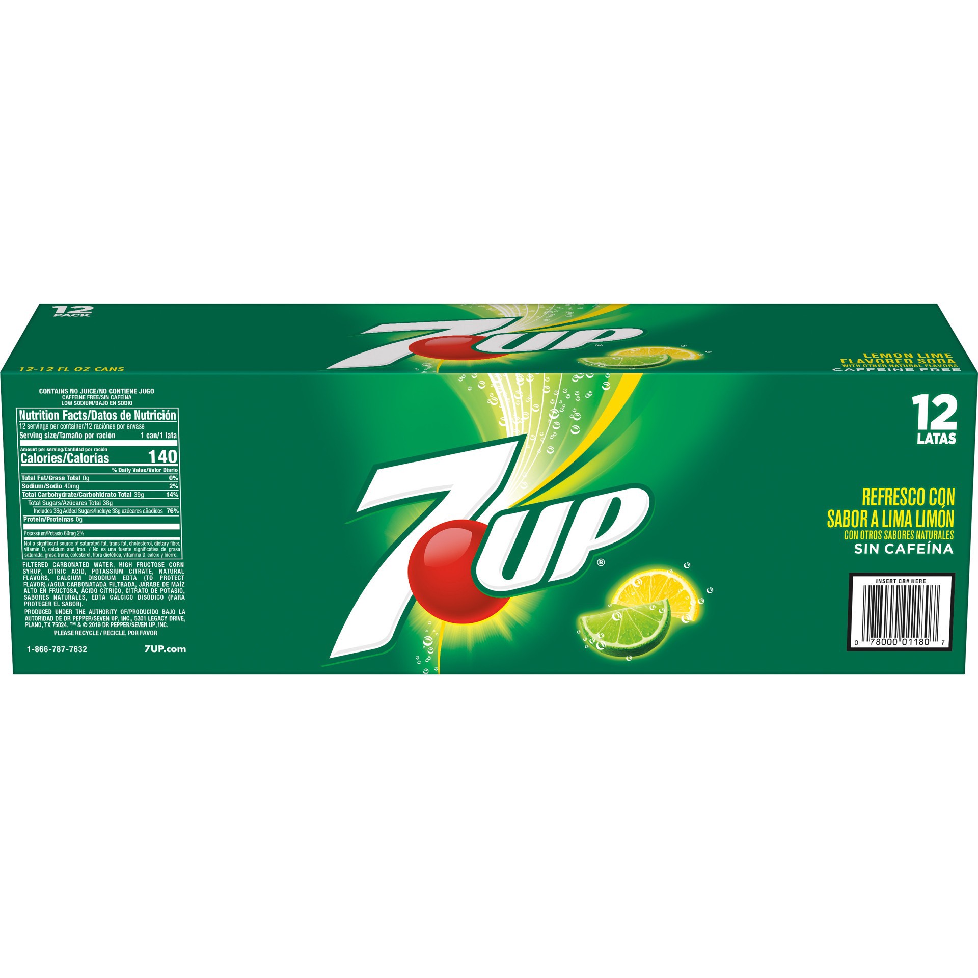 slide 3 of 5, 7UP Soda Cans, Lemon Lime- 12 ct, 12 ct; 12 fl oz