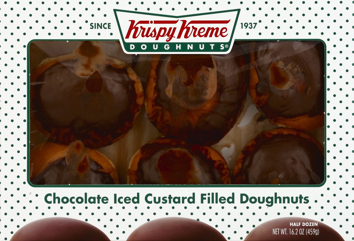 slide 4 of 4, Krispy Kreme Choc Ice Cust 6Ct, 16.4 oz