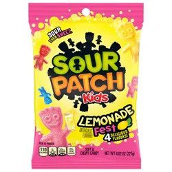 SOUR PATCH KIDS Lemonade Fest Soft & Chewy Gummy Candy, 8.02 oz