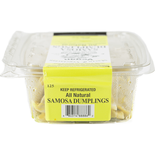 slide 1 of 1, Macro Vegetarian Samosa Dumpling, 14 oz