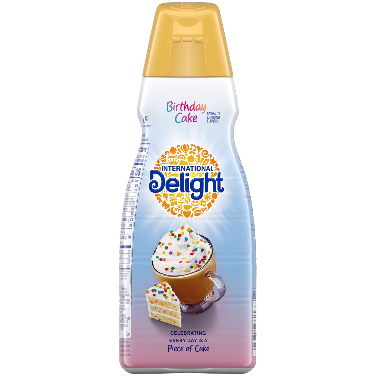 slide 5 of 9, International Delight Birthday Cake Coffee Creamer, 1 Quart, 32 fl oz