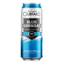 Clubtails Premium Blue Hawaiian Cocktail 1 pt
