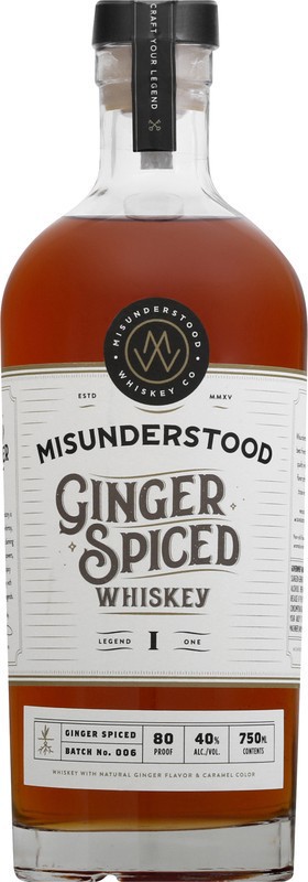 slide 1 of 1, Misunderstood Whiskey, Ginger Spiced, 750 ml