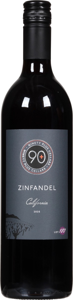 slide 9 of 9, 90+ Cellars Lodi California Lot 180 Zinfandel 750 ml, 750 ml