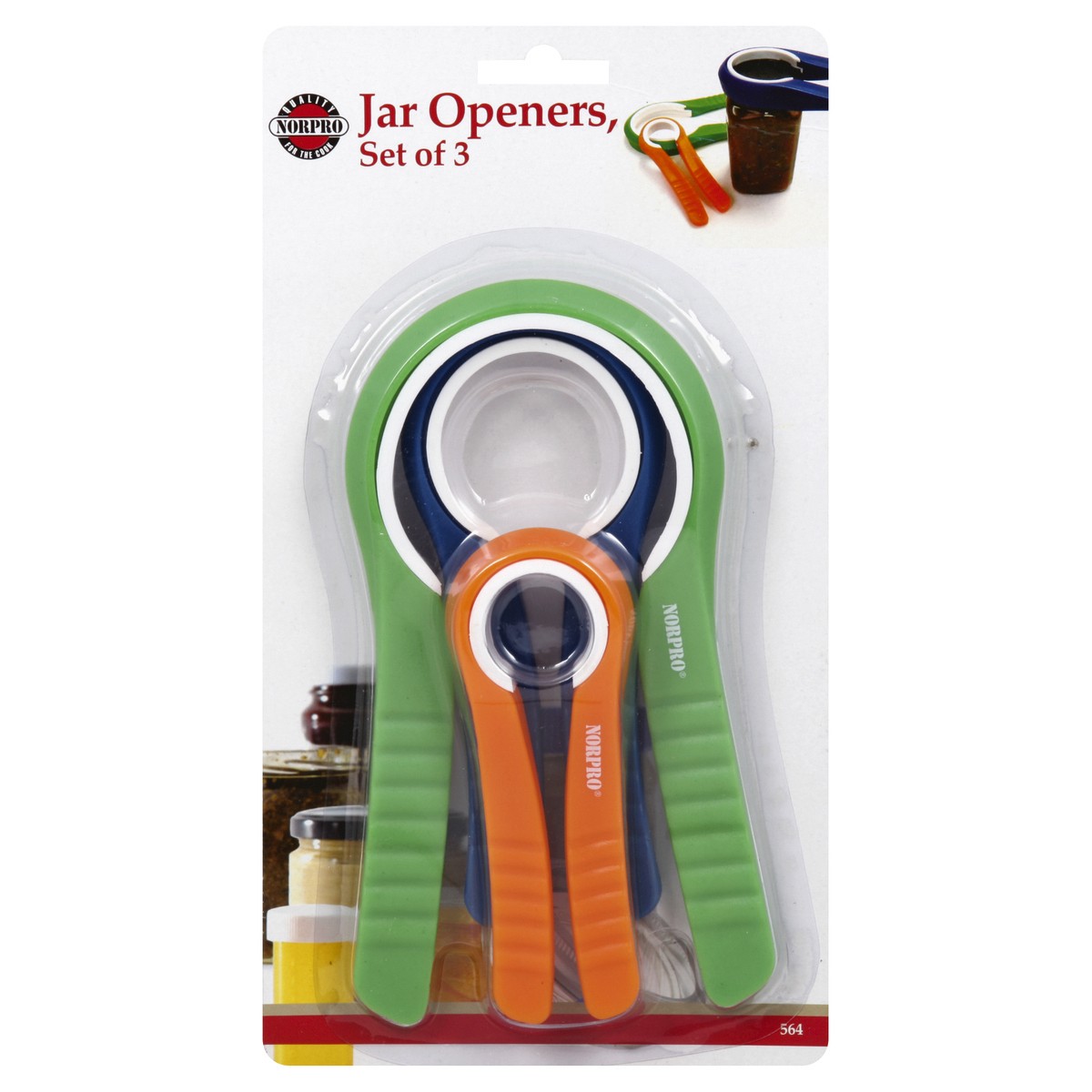 slide 3 of 3, Norpro Jar Openers, 1 ct