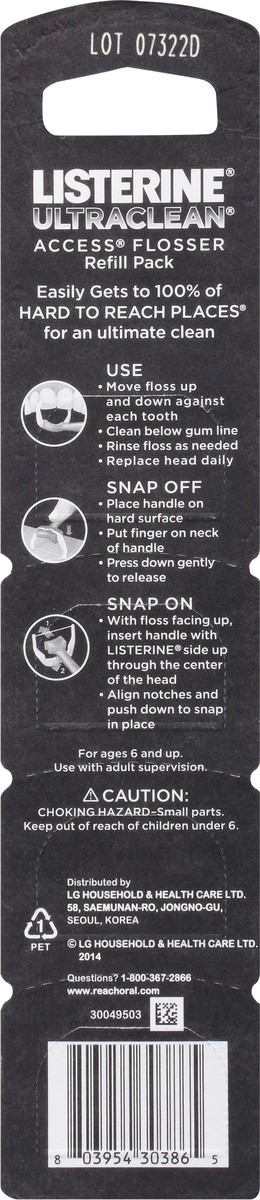 slide 8 of 9, REACH Ultraclean Access Mint Flavored Flosser Refill Pack 28 Each, 28 ct