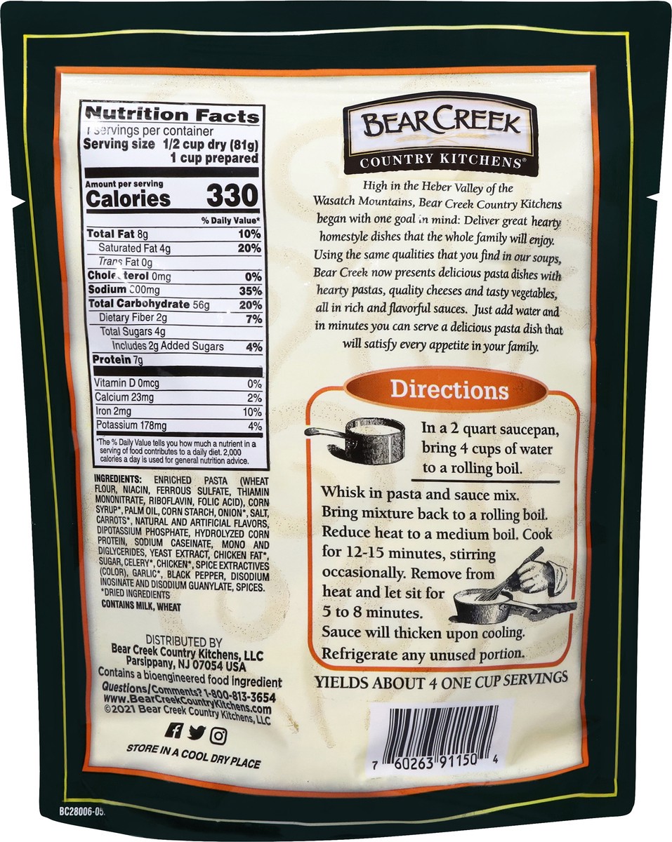 slide 3 of 11, Bear Creek Country Kitchens Creamy Chicken Flavored Pasta Mix, 11.5 oz, 11.5 oz