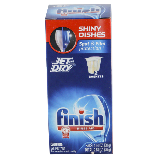 slide 1 of 1, Finish Jet-Dry Baskets Rinse Aid, 2 ct; 2.68 oz