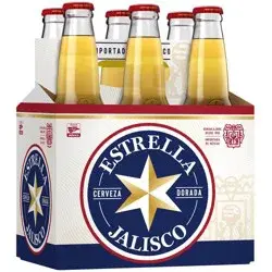 Estrella Jalisco Beer, 6 Pack 12 fl. oz. Bottles