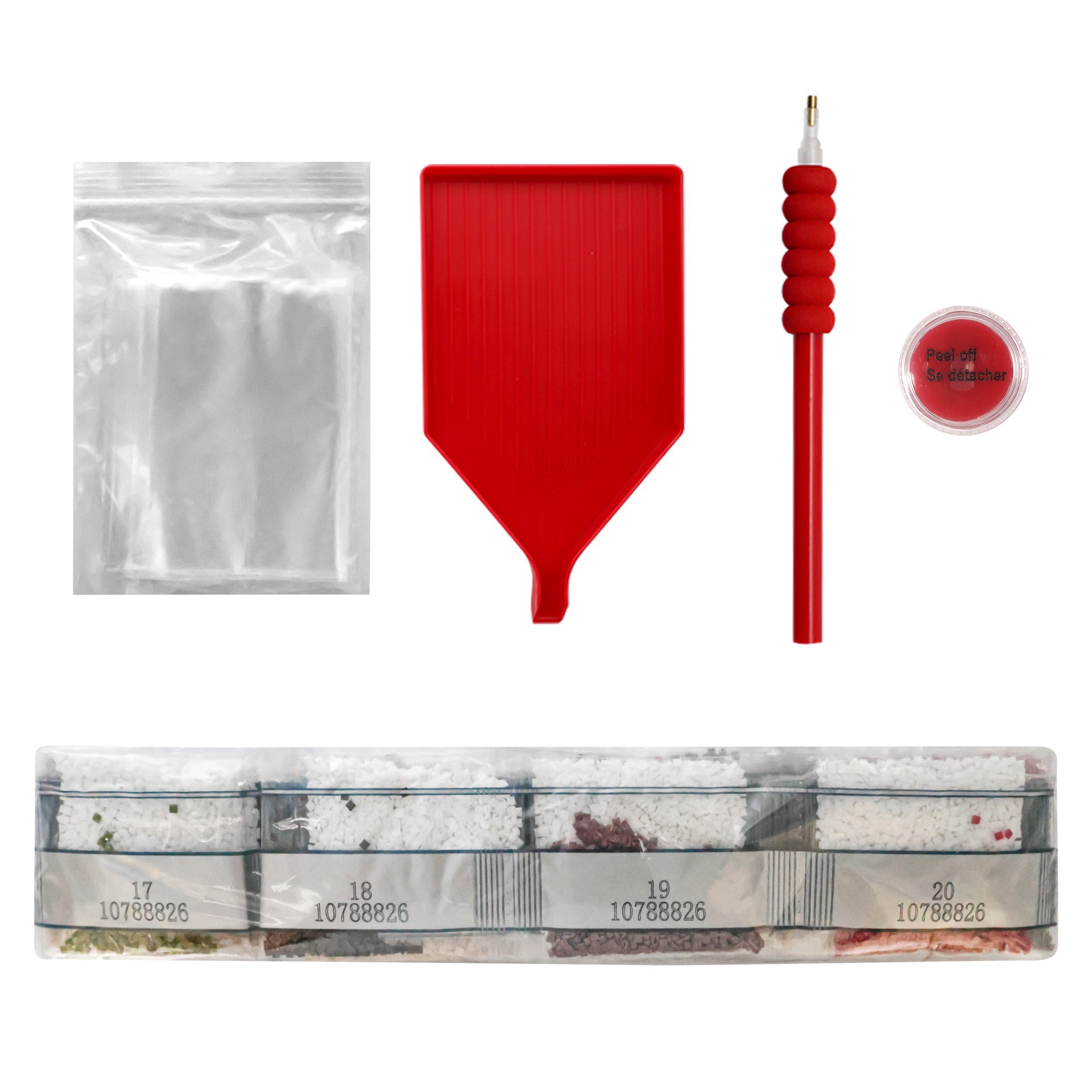 slide 3 of 4, 16" X 20" Pink Castle Diamond Art Kit By Make Market, 16 in x 20 in