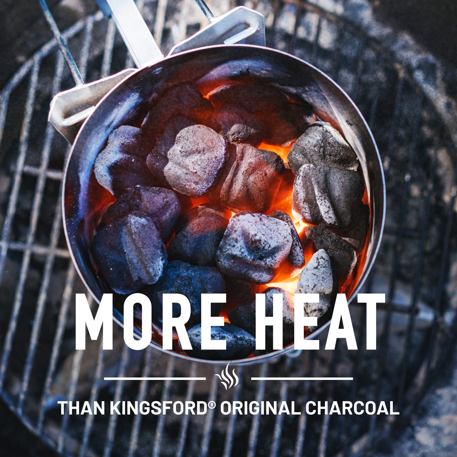 slide 4 of 5, Kingsford High Heat Briquettes Charcoal Briquettes, 12 lb
