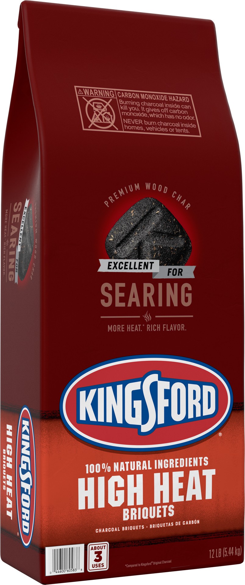 slide 2 of 5, Kingsford High Heat Briquettes Charcoal Briquettes, 12 lb