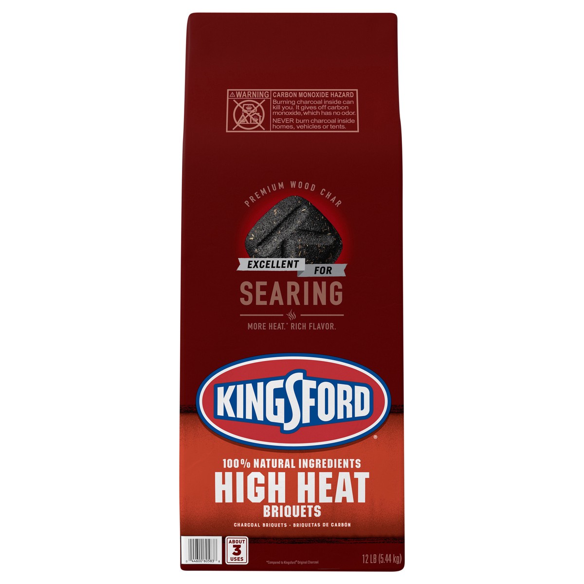 slide 1 of 5, Kingsford High Heat Briquettes Charcoal Briquettes, 12 lb