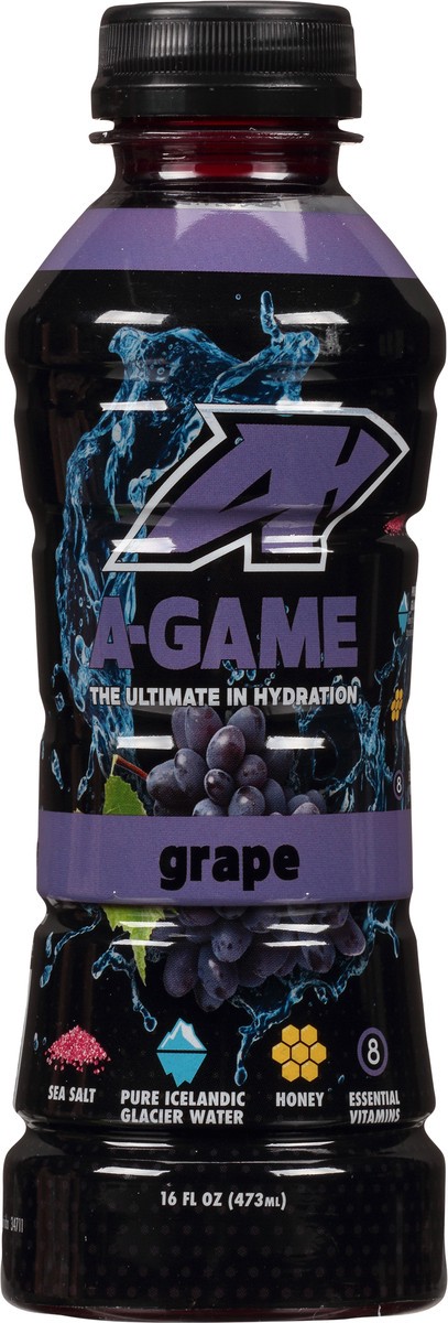 slide 9 of 13, A-Game Premium Concord Grape Hydration Beverage 16.9 fl oz, 16.9 fl oz