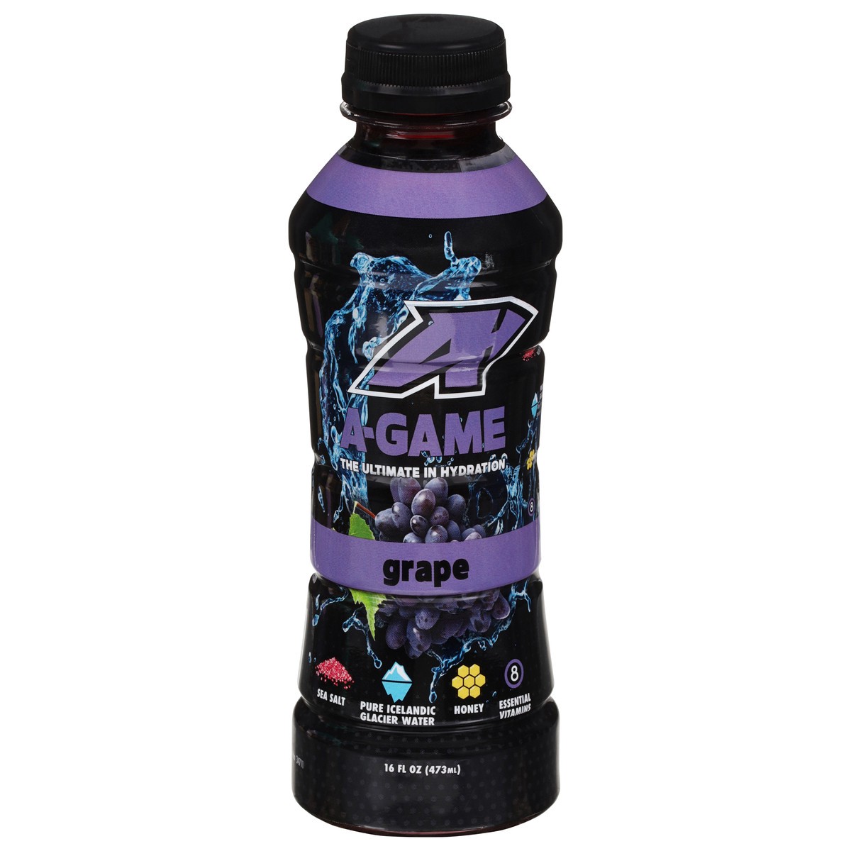 slide 6 of 13, A-Game Premium Concord Grape Hydration Beverage 16.9 fl oz, 16.9 fl oz