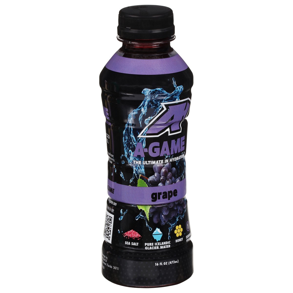 slide 11 of 13, A-Game Premium Concord Grape Hydration Beverage 16.9 fl oz, 16.9 fl oz