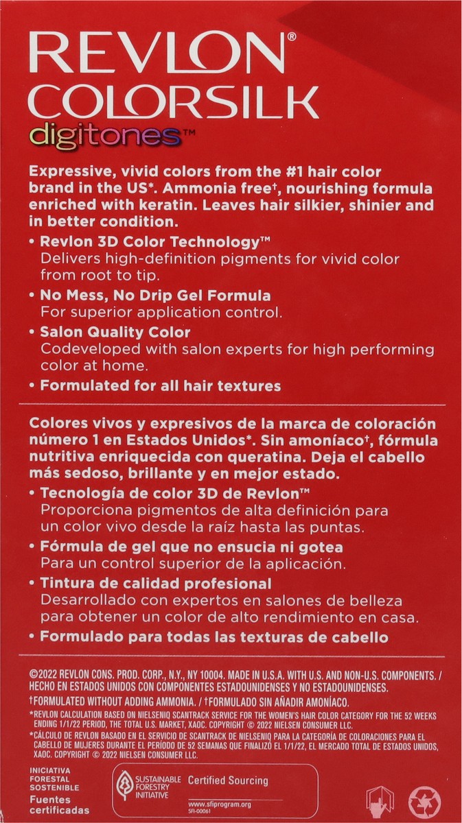 slide 9 of 9, Revlon ColorSilk Digitones 91D Silver Blue Permanent Hair Color 1 ea, 1 ct