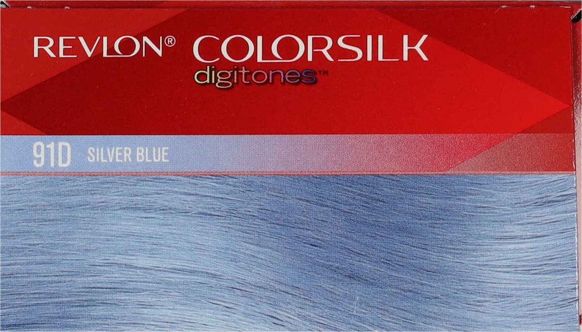 slide 8 of 9, Revlon ColorSilk Digitones 91D Silver Blue Permanent Hair Color 1 ea, 1 ct