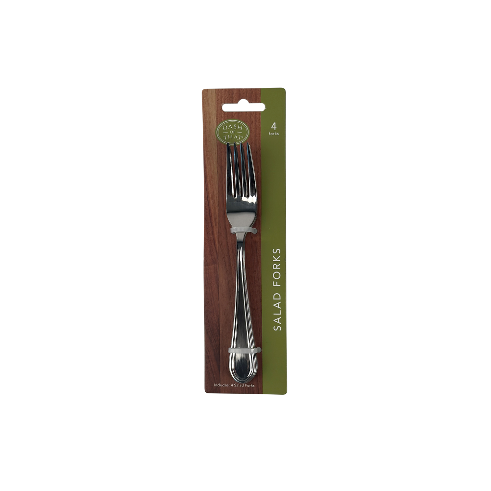 slide 1 of 5, Dash of That® Aston Salad Forks, 4 ct