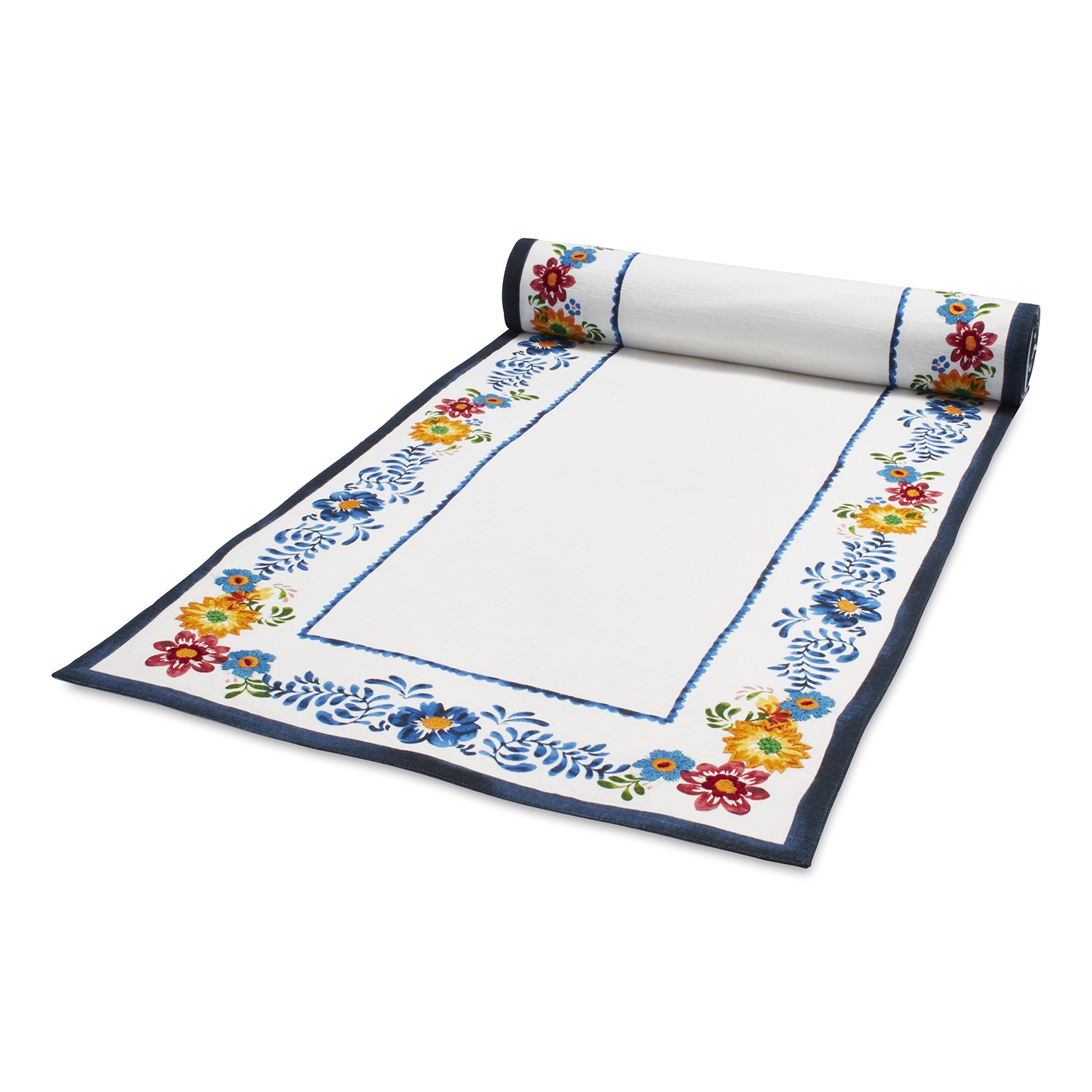 slide 1 of 1, Sur La Table Flora Table Runner, 108 in x 16 in