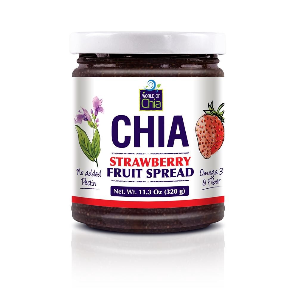 slide 1 of 2, World of Chia World Of Chia Strawberry Fruit Spread, 11.3 oz