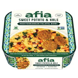 Afia Mediterranean Sweet Potato & Kale Falafel Bowl 10 oz