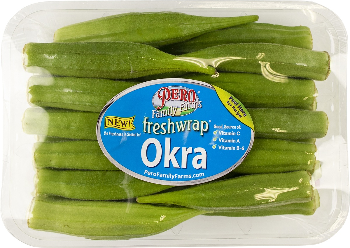 slide 7 of 8, Pero Family Farms Okra, 12 oz