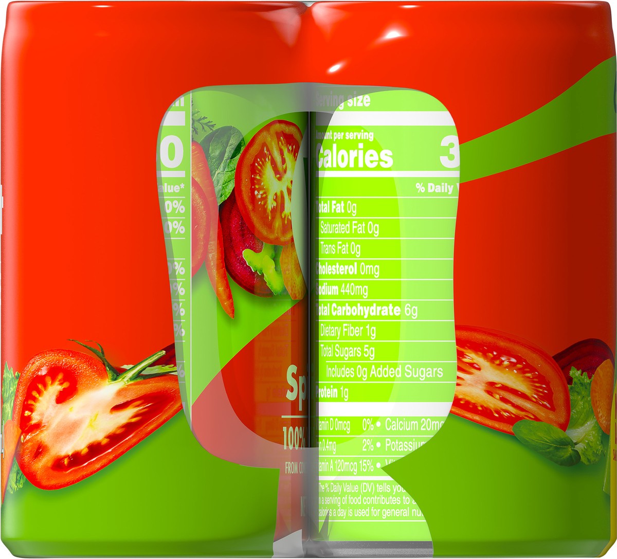 slide 9 of 9, V8 Spicy Hot 100% Vegetable Juice 6 - 5.5 fl oz Can, 6 ct; 5.5 fl oz