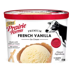 Prairie Farms Premium Ice Cream, French Vanilla