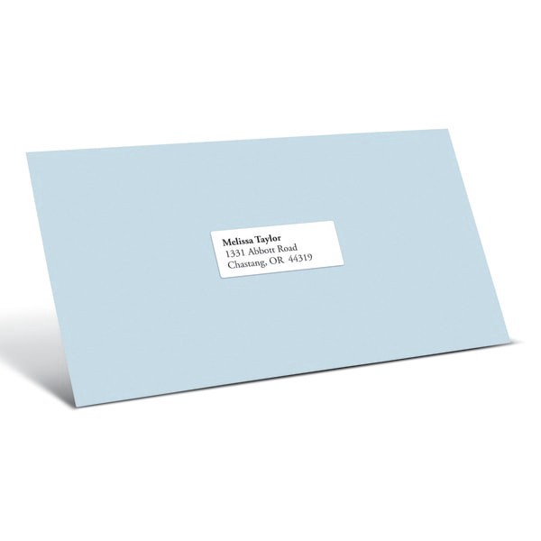 slide 2 of 3, Office Depot Brand Inkjet/Laser Address Labels, Rectangle, 1"" X 2 5/8"", White, Pack Of 750, 750 ct