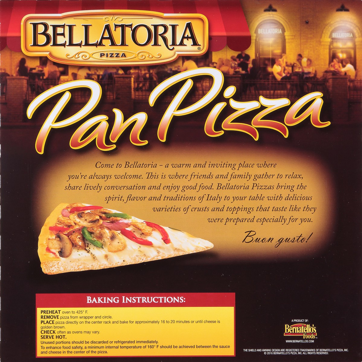 slide 2 of 10, Bellatoria Pan Pizza, 23.5 oz