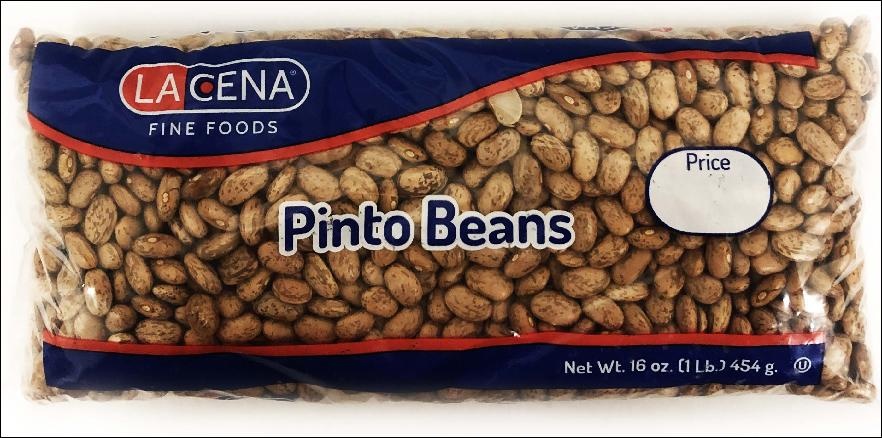 slide 1 of 1, La Cena Pinto Beans Bag, 16 oz