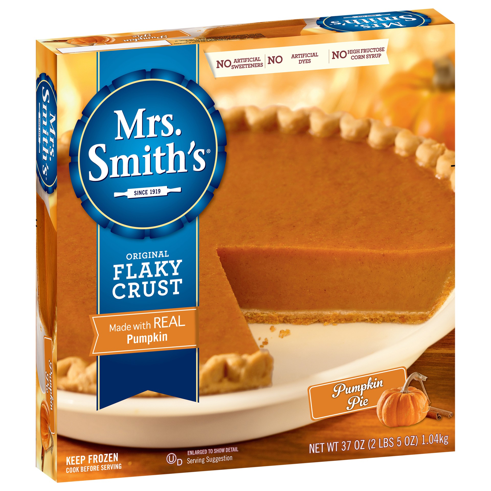 slide 2 of 4, Mrs. Smith's Original Flaky Crust Pumpkin Pie, 2.31 lb