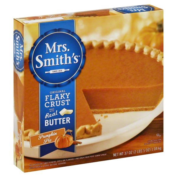 slide 1 of 4, Mrs. Smith's Original Flaky Crust Pumpkin Pie, 2.31 lb