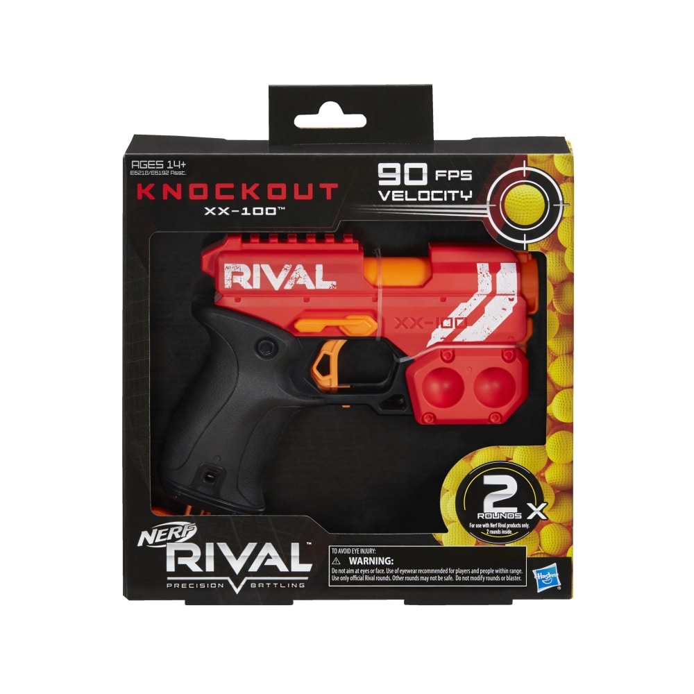 slide 1 of 1, Nerf Rival Knockout Xx-100 Blaster - Red, 1 ct