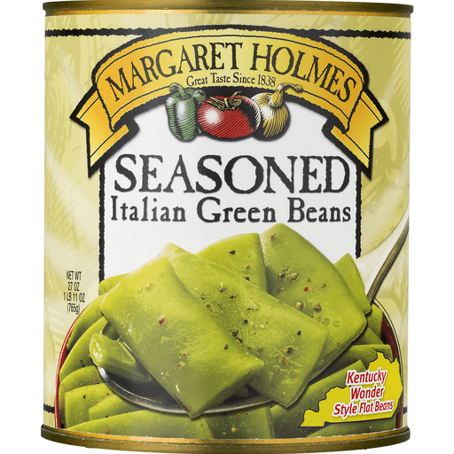 slide 4 of 9, Margaret Holmes Seasoned Italian Green Beans 27 oz, 27 oz