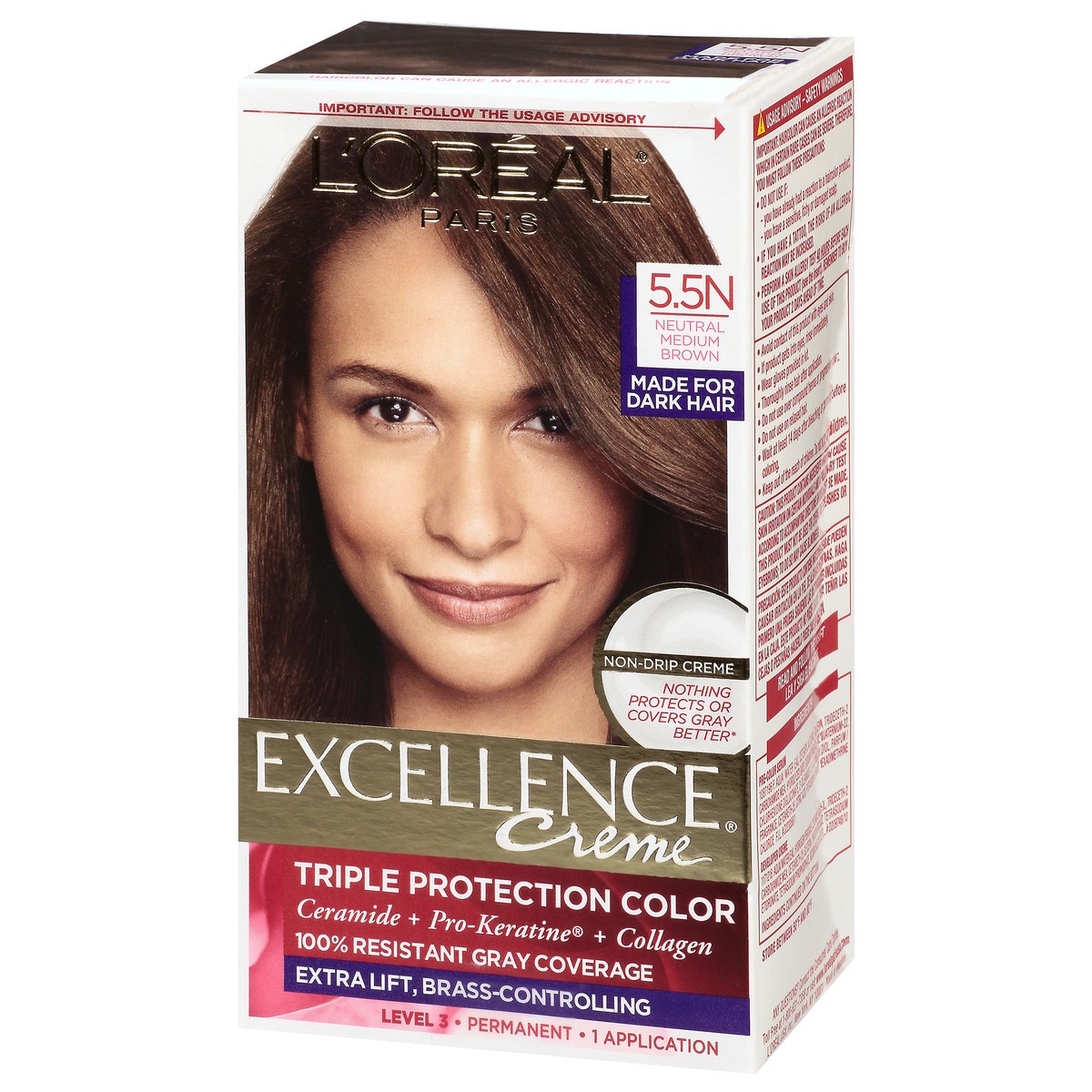 slide 3 of 9, Excellence Creme Neutral Medium Brown 5.5N Permanent Hair Color 1 ea, 1 ct
