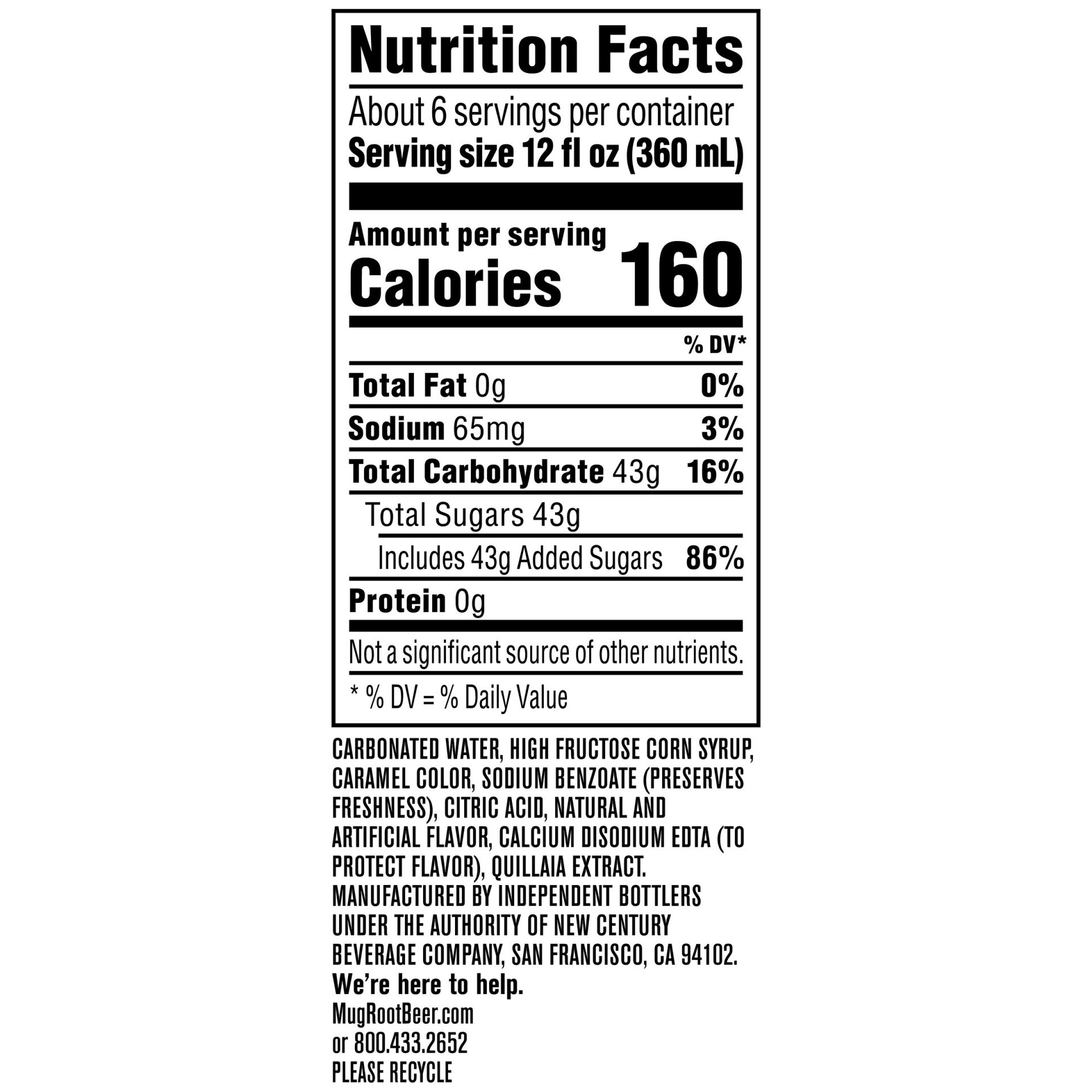 slide 2 of 3, Mug Rootbeer 2 liter, 1 ct