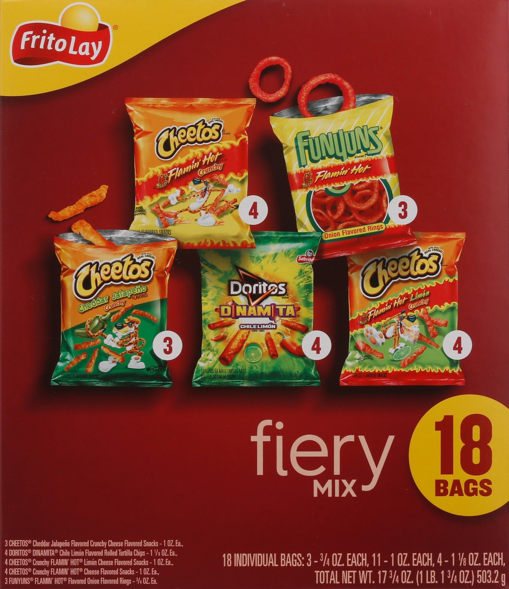 slide 4 of 11, Frito-Lay Fiery Mix, 18 ct