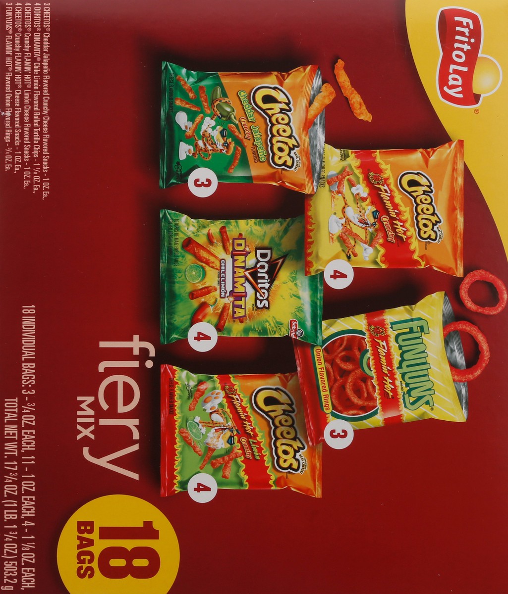 slide 3 of 11, Frito-Lay Fiery Mix, 18 ct