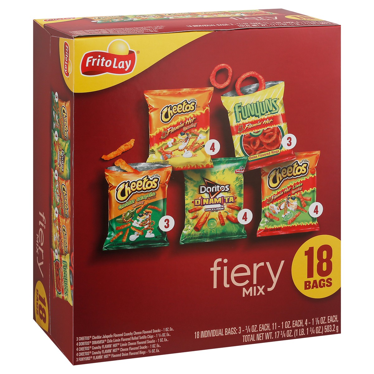 slide 9 of 11, Frito-Lay Fiery Mix, 18 ct