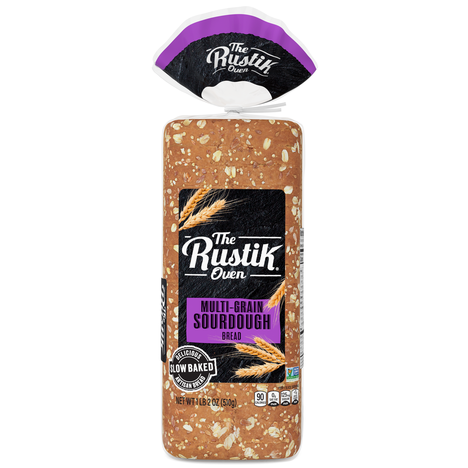 slide 3 of 9, The Rustik Oven Multigrain Sourdough Bread, 18 oz, Multigrain Bread, Bag, 18 oz