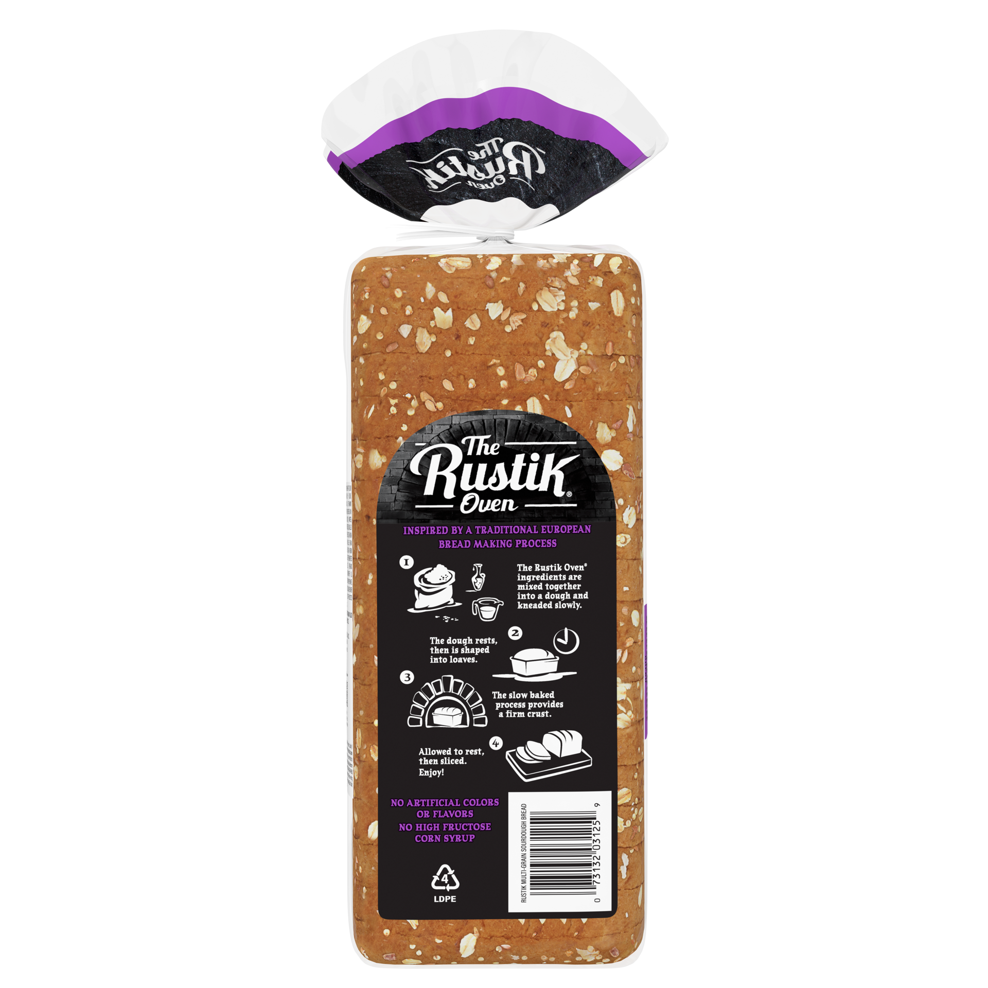 slide 7 of 9, The Rustik Oven Multigrain Sourdough Bread, 18 oz, Multigrain Bread, Bag, 18 oz