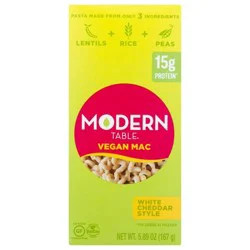 Modern Table White Cheddar Style Complete Protein Vegan Mac