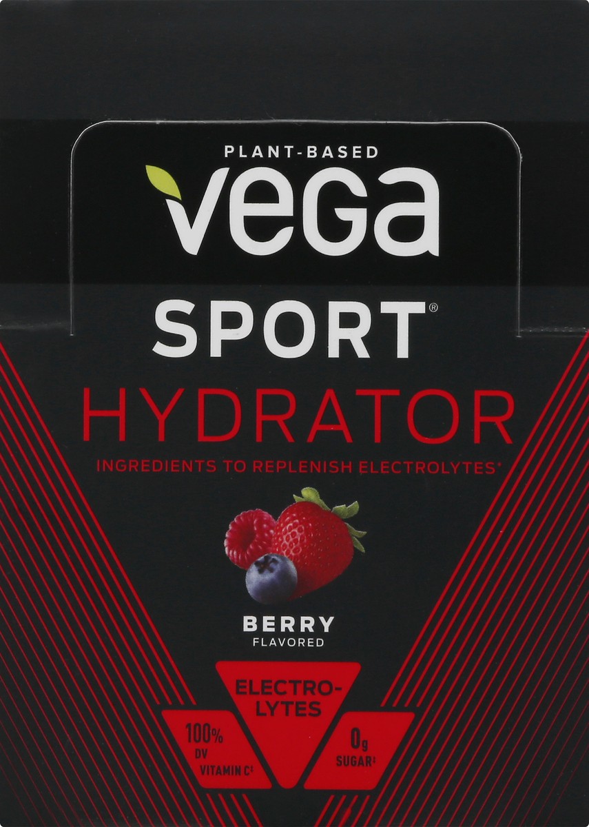 slide 9 of 13, Vega Sport Berry Flavored Hydrator Powder, 1 ct