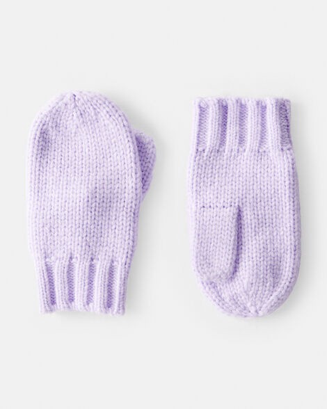 slide 1 of 1, Carter's Kid Mittens - Lavender Lavender 8-14, 1 ct